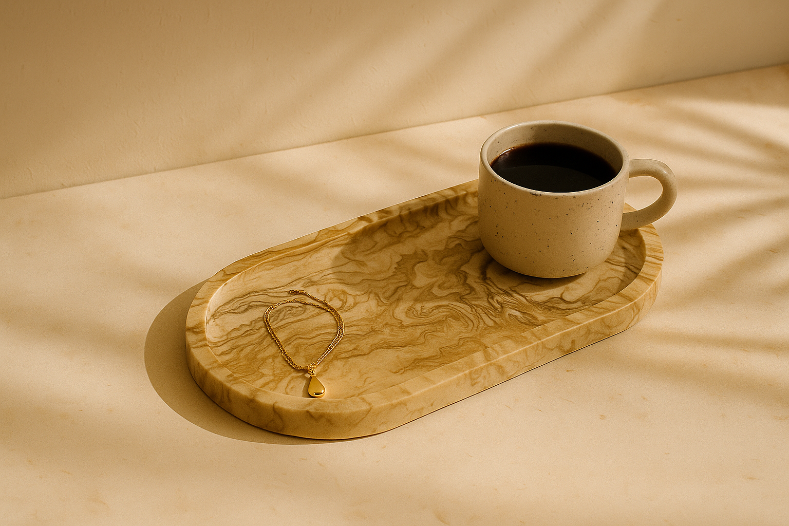 Jesmonite dekorace Flamely